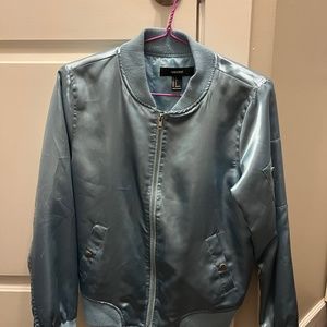 Forever 21 neon blue jacket